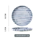 European Striped Ceramic Coffee Cup Saucer Modern Breakfast Dessert Plate Tea Cup Decorative Art Striped Coffee Cup 200 Ml Decor - Image 22