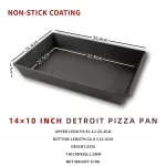 6~10 inch Detroit Style Pizza Pan Deep Dish Pizza Pan, Pizza Pan, Square Baking Pan, Bakeware Kitchenware, Aluminum - Image 11