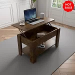 Small Modern Coffee Tables with Storage for Living Room Wood Lift Top Center Table Farmhouse