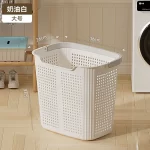 Laundry Hamper With Wheels And Lid Large Capacity Clothes Basket For Bathroom Storage Organizer For Family Kids Dorm Gift - Image 13