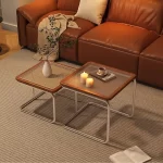 Trendy Side Table Design Design Luxury Metal Luxury Coffee Tables Unique Aesthetic Table Basse De Salon Living Room Furniture