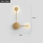 Modern Geometric LED Wall Sconce Black Metal Abstract Molecular Wall Lamp Living Room Bedroom Art Decor - Image 12