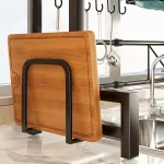 Adjustable Metal Kitchen Storage Rack with Drip Tray & Utensil Holder - Expandable Sink Organizer for Dishes Cups Cooking Tools - Image 5