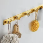 Entrance Coat Racks Hooks Aluminum Clothes Door Back Coat Racks Wall Mounted Hanging Hook Clothing Living Room Home Furniture