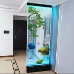 Modern Custom Home Decoration LED Water Bubble Wall 16 Color Acrylic Panel Wall Partition Room Divider Design Waterfall Fountain - Image 5