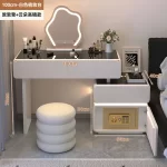 Bedroom Mirror Dressing Table Bedroom Desgin Modern Vanity Table European Salon Designer Service Partitions Hotel Furniture - Image 12