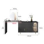Modern Dresser Bedroom Simple Modern Corner Integrated Dressing Table Small Household Light Luxury Dressing Table - Image 7