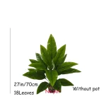 50-180cm Artificial Plants Large Tropical Palm Tree Fake Banana Tree Real Touch Plastic Monstera For Home Garden Party Decor - Image 10