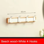 Walnut Coat Wall Hook Wall Hanging Coat Rack for Bathroom Kitchen Bedroom Hallway Wall Hooks Coat Clothes Holder - Image 14