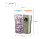 Kitchen Storage Container Large Food Storage Container 360° Rotating Rice Barrels Sealed Cereal Dispenser Rice Tank Grain Box - Image 7