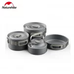 Naturehike Outdoor Tableware Pot Frying Pan Kettle Aluminum Alloy Portable Kitchenware Camping Cookware Picnic Jacketed Kettle - Image 6