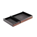 Wooden Storage Box Office Desktop Storage Tray Modern Multifunctional Square Organize Boxes Computer Storage Rack Accessories - Image 6