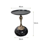 Small Pretty Waist Side Table Sofa Coffee Table Disc Coffee Table Small Side Table Bedside Corner Table - Image 6