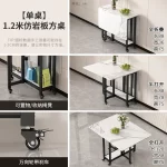 Italian Luxury Dining Tables Modern Foldable Unique Design Dining Tables Waterproof Elegant Muebles De Comedor Furniture Home - Image 10