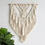 Macrame Woven Wall Hanging Boho Home Chic Bohemian Geometric Art Decor Beautiful Apartment Dorm Room Decoration Tapestry - Image 6