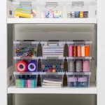 1.3 QT 20 Packs Small Storage Bins Plastic Storage Container Stackable Box with Lids for Organizing, Clear White - Image 4