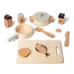 Natural Wood Children's Preschool Toys Fruits And Vegetables Simulation Play House Kitchenware Cognitive Wooden Model Toys - Image 10