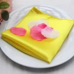 50pcs 30x30cm Rose Gold Small Satin Table Napkins Placemats Silk Dinner Cloth Napkins For Party Hotel Wedding Table Decoration - Image 16