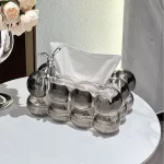 Cloud Design Tissue Box Cover, Home Tissue Boxes,High-End Paper Towel Holder for Living Room Coffee Table,Tabletop Decor - Image 8