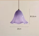 Bauhaus Medieval stained glass Petals Art Creative LED Home Ceiling Lights Lustre Lamps for Living Room Decoration Chandeliers - Image 17