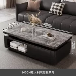 Storage Luxury Coffee Table Modern Living Room Designer Drawers Organizer Moving Side Table Writing Mesa Auxiliar Home Furniture - Image 21