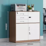 3/4/5 Drawer Office Filing Cabinet Lock Dividers Storage Filing Cabinets Living Room Organizer Cabinet Kitchen Home Furniture - Image 12