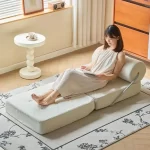 Modern Living Room Sofas Foldable Simple Lazy Sofa Bedroom Comfortable 1-person Sofa Bed Nordic Home Decoration Furniture - Image 2