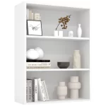 JHK 3-4 Tier Wooden Shelf Bookcase Tall Floor Standing Open Bookshelf for Living Room and Home Office Personalized Storage - Image 7