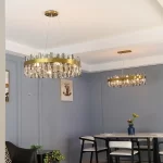 Luxury LED Crystal Pendant Lights Home Living Dining Room Lighting Decorate Lustre Villa Hotel Bar Ceiling Chandeliers Fixtures - Image 2