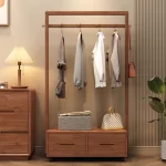 Wooden Wardrobes Coat Racks Minimalist Luxury Storage Standing Coat Racks Indoor Hanging Bag Hanger Perchero Trendy Furniture - Image 6