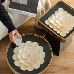 Modern Round Coffee Tables Center Living Room Hall Corner Coffee Tables Bedroom Luxury Decoration Side Table Nordic Designer - Image 2