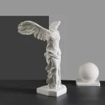 Nordic Greek Victory Goddess Statue Angel Wing Art Statue Home Decoration Resin Greek Mythology Sculptures And Figurines - Image 2