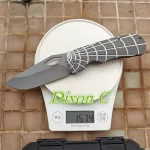 JUFULE 2026 Dixon Titanium Handle Ceramic Bearing Pocket EDC Tool Kitchenware Fish Fruit Camping 154CM Outdoor Folding Knife - Image 9