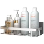 Bathroom Storage Rack Stainless Steel Anti Rust Storage Shower Rack Suction Cup Storage Rack Household Storage Appliances - Image 6