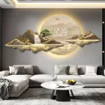 Living Room Wall Clocks Led Art Mural Cute Luxury Xenomorph Restaurant Wall Watch Fashion Creative Horloge Murale Home Decor - Image 2