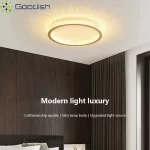 Modern Simplicity Nordic Luxury Disc-shaped LED Home Ceiling Lights Art Hot Bending Lamps for Living Room Decoration Chandelier - Image 5