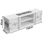 Industrial Storage Tv Stand Unique Eclectic Modern Luxury Tv Stand Aesthetic Trendy Mueble Para Televisor Room Furniture - Image 8