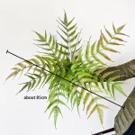 Large Artificial Plants Boston Fern Bunch Persian Leaves Bunch Fake Green Plants Fake Leaves Craft Fake Foliage Home Decor - Image 5