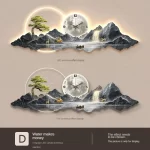 Design Luxury Wall Clocks Living Room Led Aesthetic Minimalist Wall Watch Silent Fashion Nordic Horloge Murale Home Decoration - Image 9