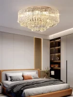 Crystal Rectangle Big Ceiling Lights LED Ceiling Chandelier Living Room Led Lamparas Para Techo Lighting for Lustre Home Decor - Image 5