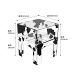 Compact Side Table for Living Room Sofa, Bedside Nightstand with Nordic Modern Minimalist Design Instagram-Inspired Small Table - Image 5