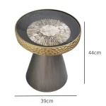 Modern Round Coffee Tables Center Living Room Hall Corner Coffee Tables Bedroom Luxury Decoration Side Table Nordic Designer - Image 9