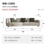 Luxury creative Sofa Sectional Luxury Modern Recliner irregular fashion interior big size Sofa Lounge Divano Home Furniture - Image 9