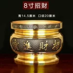 Metal incense burner Buddha tool Backflow fragrance Censer Buddhist Hall pray church  tea light burner the god of wealth - Image 16