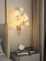 Luxury Living Room Ceiling Lamp Post-modern Designer Leaf Restaurant Bedroom Ceiling Lights Hotel Art LED Decor Lighting Fixture - Image 4