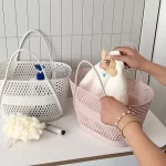 Swimming Bathing Handle Basket Student Bathing Basket Toilet Storage Hoppet Large Capacity Bathroom Storage Baskets Bath Basket - Image 3