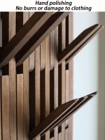 Solid Wood Wall Mounted Coat Racks Clothes Hanging Door Multilayer Coat Racks Hooks Piano Key Clothing Hanger Entrance Bedroom - Image 4