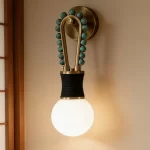 French Retro Wall Lights Sconce Mid-Century Modern Designer Brass Bedroom Headboard Living Room Entrance Decorative Lamp - Image 11