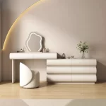Luxury Bedroom Storage Cabinet Dressing Table Recamera Makeup Dressing Table Comfortable White Tocadores De Maquillaje Furniture - Image 2