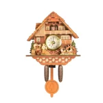 Wooden Hanging Wall Clock Bird Alarm Clock Cuckoo Clocks For Home Decoration Quartz Watch Decorative Home Decor - Image 18